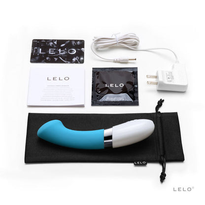 Lelo - Gigi 2 Vibrator Turquoise Blue with 8 Vibration Patterns and Body Safe Silicone