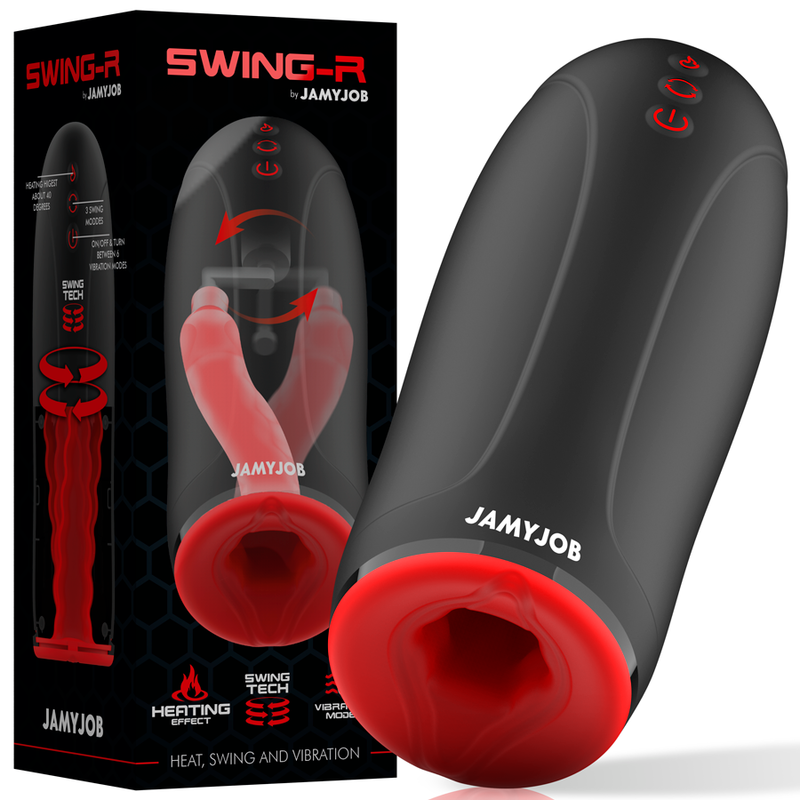 Jamyjob-Swing-R Efect De Încălzire, Swing Tech Și Vibrații Masturbator