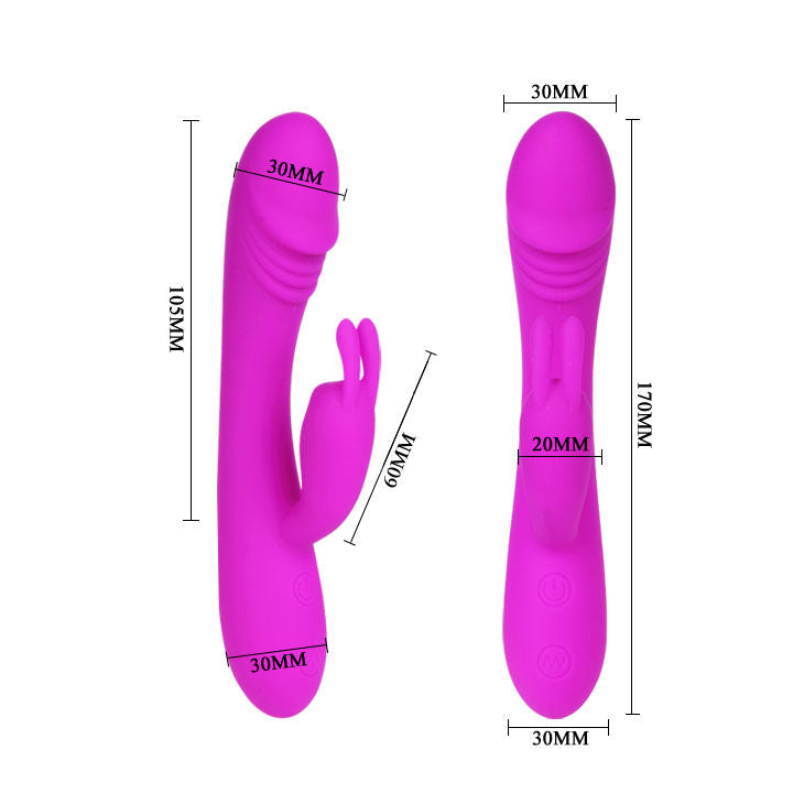 Pretty Love Smart - Rabbit Smart Vibrator With 30 Speeds And Clitoris Stimulation - Purple