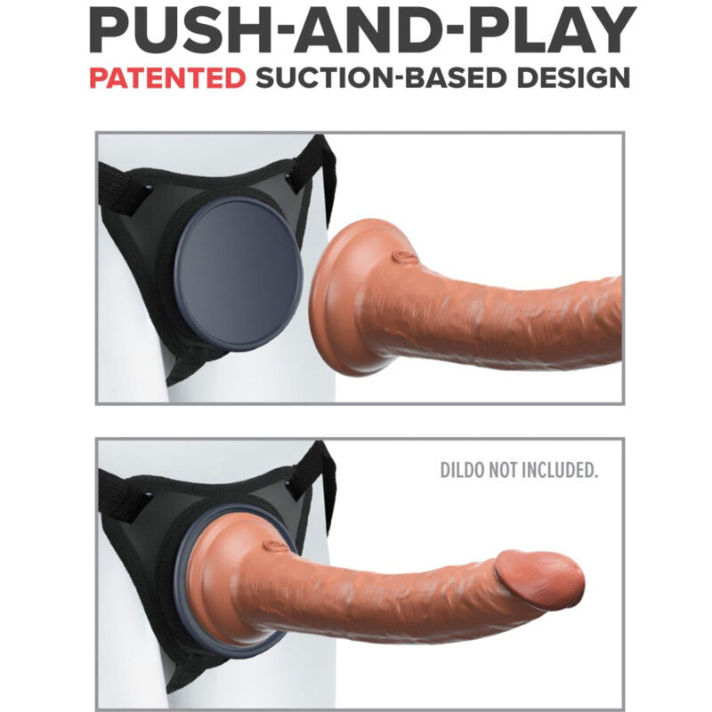 Pipedreams - Body Dock Elite Harness with Patented Push-and-Play System