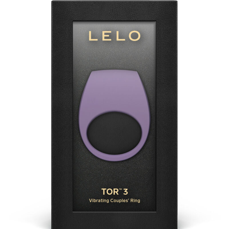 LELO - Ring Vibrator Torô 3 Purple Dusk, App Control, Soft Silicone, 8 Vibration Modes