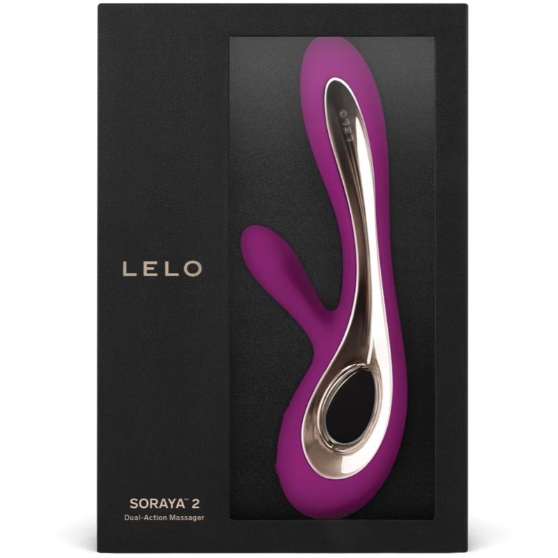 Lelo - Soraya 2 Vibrator Soraya 2 Rabbit Rose, Double Action G Spot and Clitoris, Rechargeable, Waterproof, Dimensions: 220 x 85 x 44 mm, Insertable Length: 110 mm