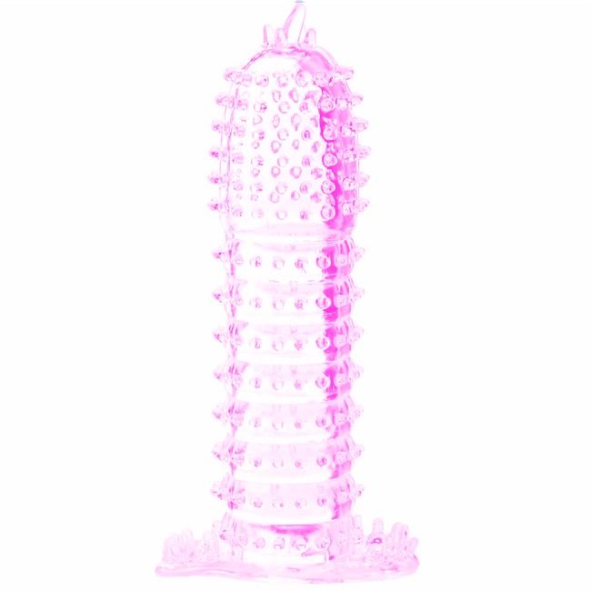 Baile For Him-Manșon Pentru Penis Cu Puncte De Stimulare Roz 14 Cm