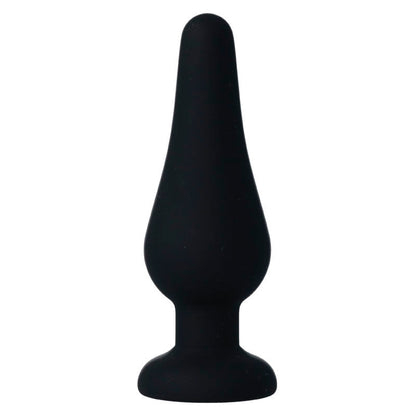 Intense Anal Toys-Dop Anal Intens Pipo M Silicon Negru Negru 11 Cm