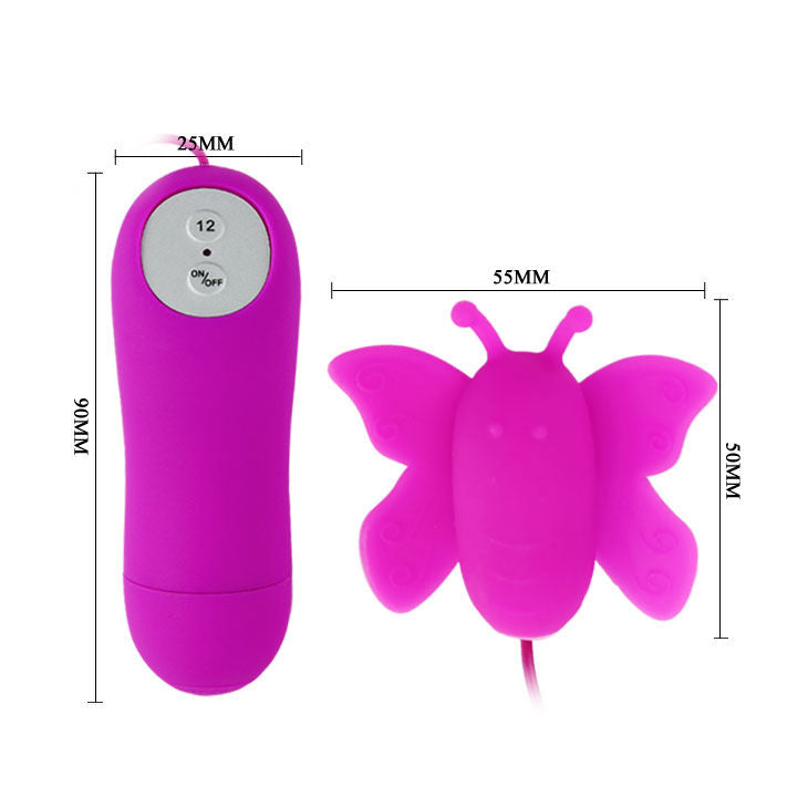 Baile Stimulating - Butterfly Toris Clitoris Stimulator with 12 Speed ​​Lilac Remote Control