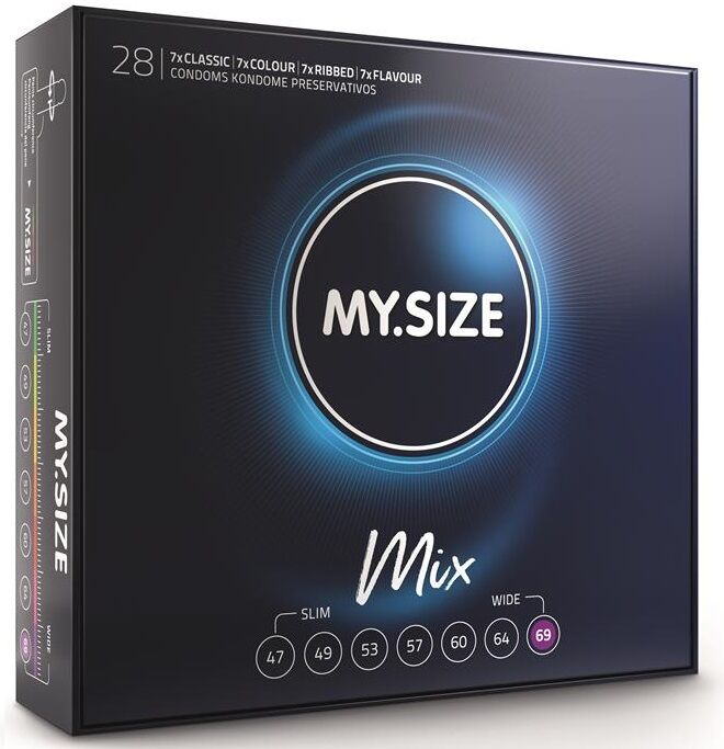 My Size Mix Condoms - Pack of 28 pieces, 69 mm - My Size Mix