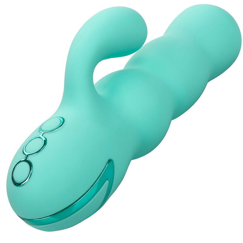 Calexotics- Del Mar Diva Vibrator Rabbir Aqua Verde De California Dreaming