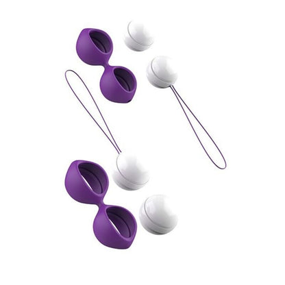 B Swish - Bfit Classic Purple Love Balls with Interchangeable Weights - Customizable Workout