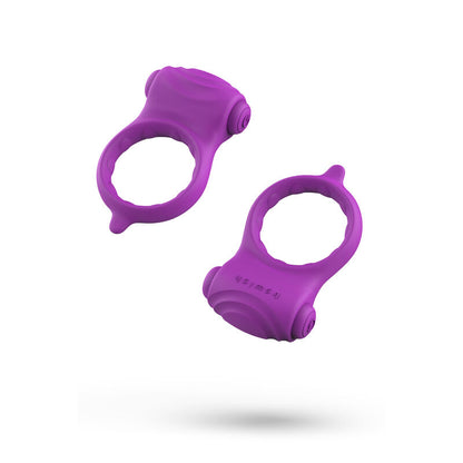 B Swish - Bcharmed Basic Wave Orchid Penis Ring, Silicone/ABS, Water Resistant, 7.4 cm, 5 Functions