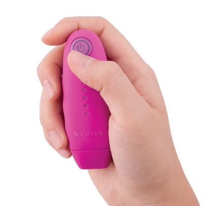 Bnaughty Unleashed Magenta Classic - Wireless Remote Control Vibrator, 5 Functions, Waterproof