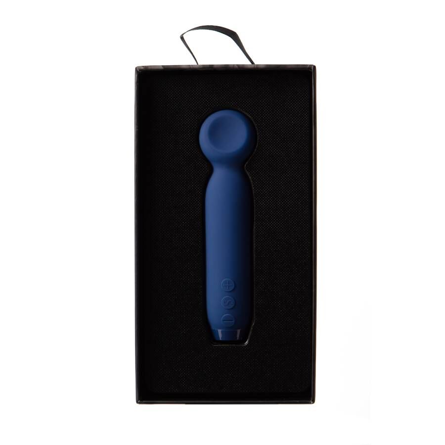 Je Joue - Vita Bullet Cobalt Blue, Compact Vibrator with 5 Speeds and 7 Models, Water Resistant, USB Rechargeable, Dimensions: 123mm x 26mm x 29.5mm