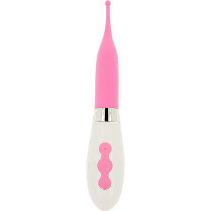 Ohmama - Rechargeable Clitoris Stimulator 10 Vibration Modes, Circular Silicone Tip, Material Silicone, PVC and ABS, Dimensions 20 x 3.5 cm