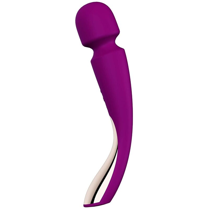 Lelo - Smart Wand Massager 2 Medium Sizes Deep Rose, Waterproof, With 10 Massage Patterns