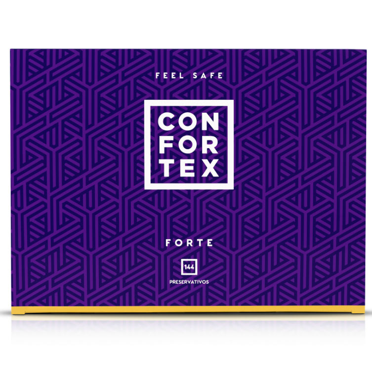 Confortex - Strong Natural Condoms 144 Units - CE0120, Electronically Tested, Brand CE0120