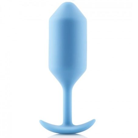 B-Vibe Snug Anal Plug 3 Teal, Silicone Seamless, Weight 180g, Ergonomic Shape, Water Resistant