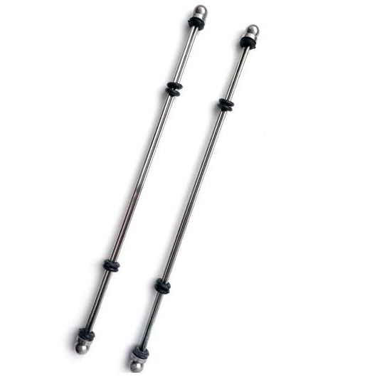 Metal Hard - Metal Torture Bar for Nipples and Glands, Length 8 cm, With Pressure Adjustment Rings.