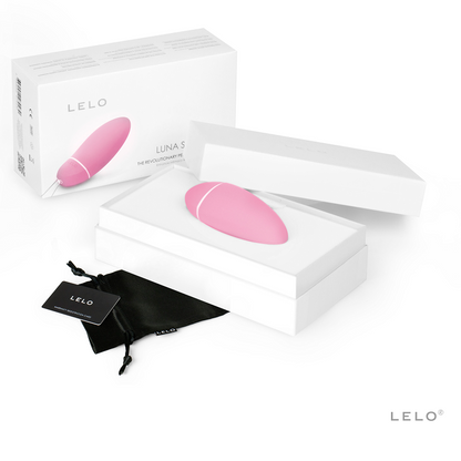 Lelo Luna Smart Bead - Personal Pleasure Trainer with Touch Sensors and Progressive Vibrations, Pink, 31 x 34 x 82mm, 50g