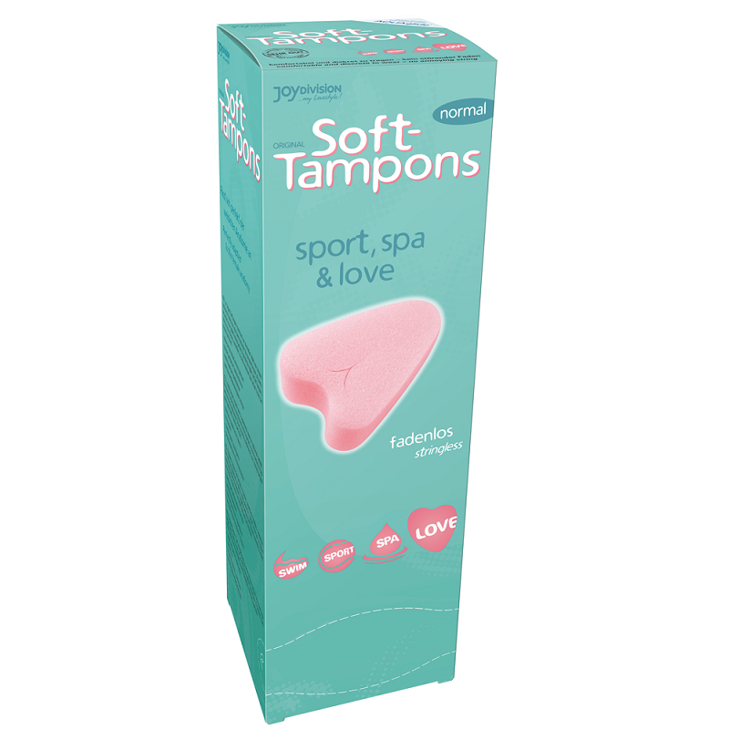 Joydivision Soft-Original Soft Tampons, 10 Units, Regular Size, Made in Germany