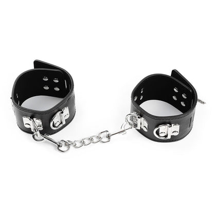 Ohmama Fetish - Hasp-Style Ankle Cuffs Made of High Quality PVC and Metal