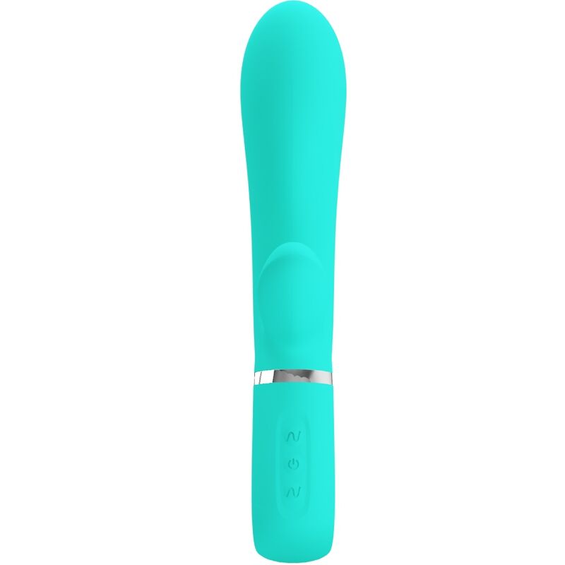 Pretty Love Flirtation- Thomas Multifuncțional G Spot Vibrator Verde Aqua