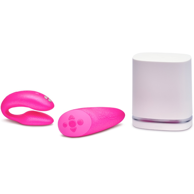 We-Vibe Chorus - Remote Control Couples Vibrator, Adjustable Adjustment, Powerful Vibrations, Waterproof - Pink