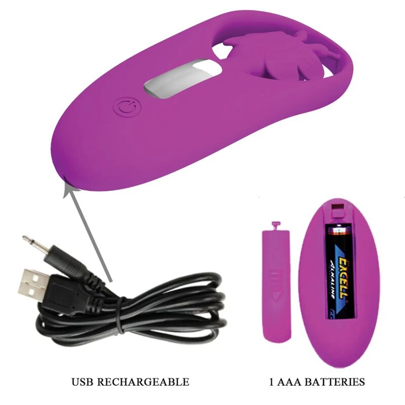 Pretty Love Smart - Pretty Love Dancing Butterfly Remote Control - Purple Clitoris Stimulator