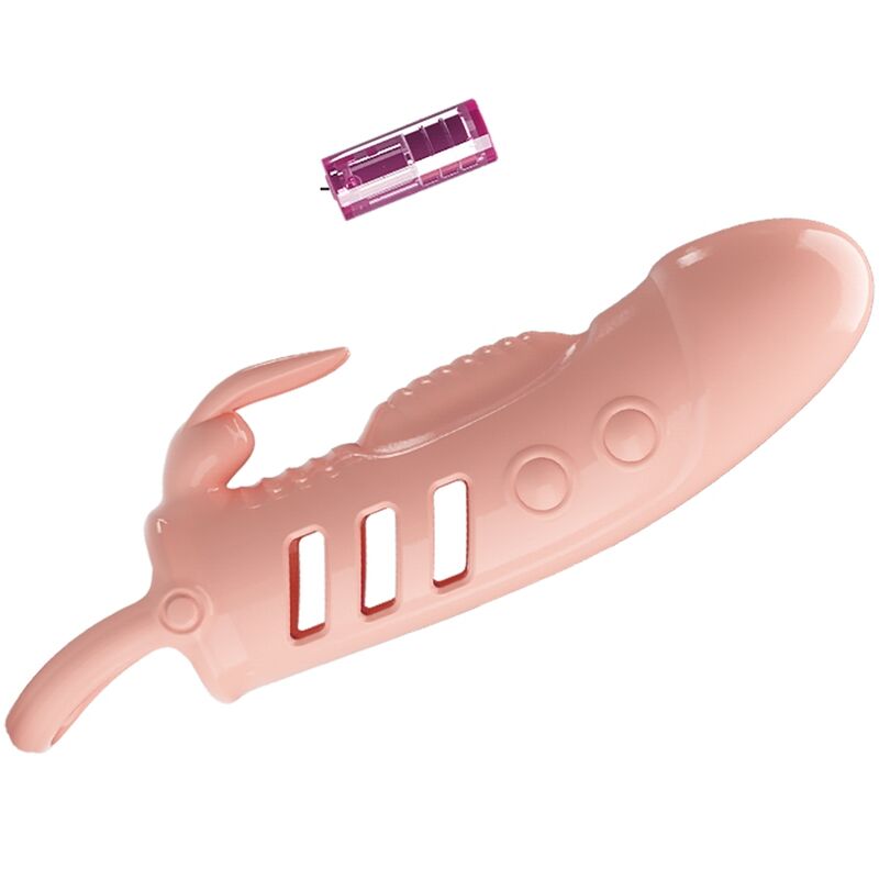 Pretty Love - Sloane Rabbit Penis Sleeve with Vibration, Meat, Pleasure and More Durability