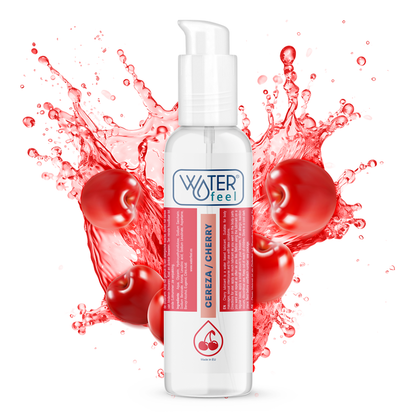 Waterfeel - Water Based Lubricant With Cherry Flavor, 175 ml, New Format For Intense Pleasure