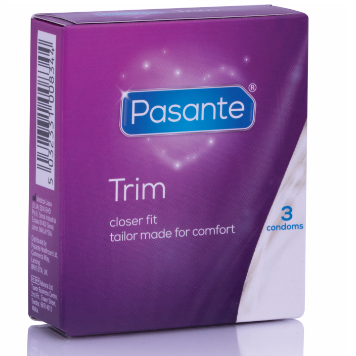 Pasante - Thin Cutting Condoms, Ms Thin, 3 Units