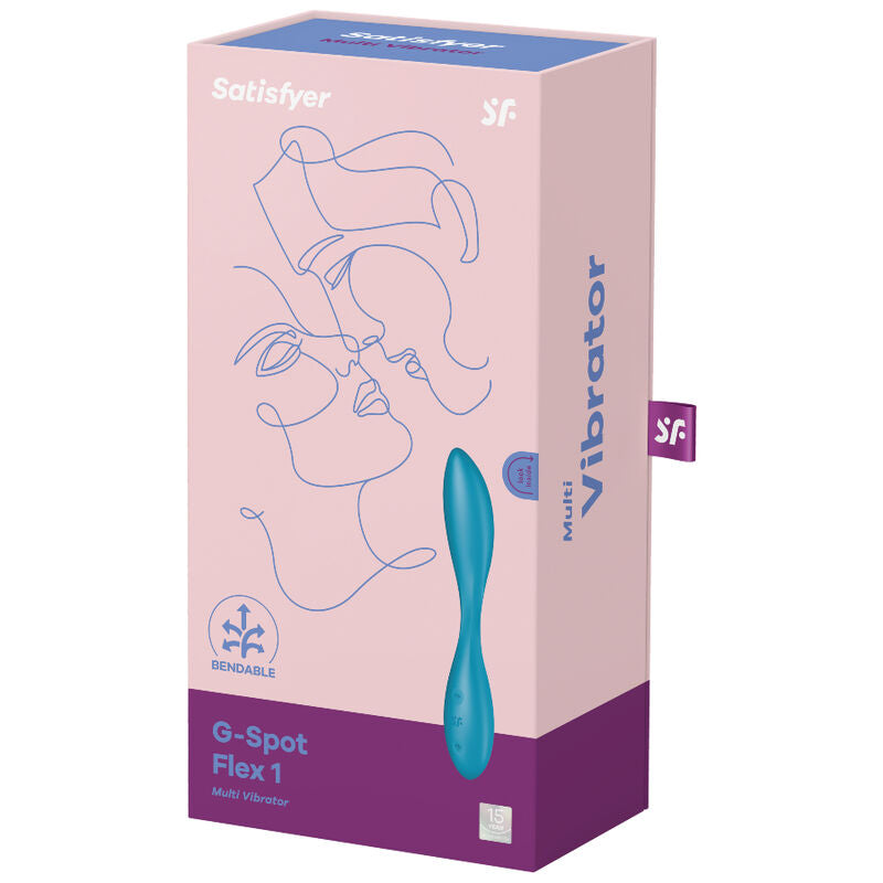 Satisfyer Vibrator- Gspot Flex 1 Multi Vibrator Albastru