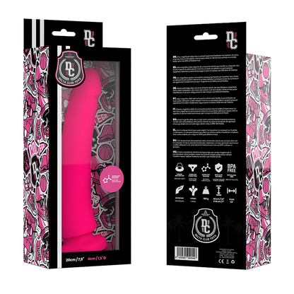 Deltaclub- Jucării Roz Dildo Roz Silicon Medical 20 X 4 Cm