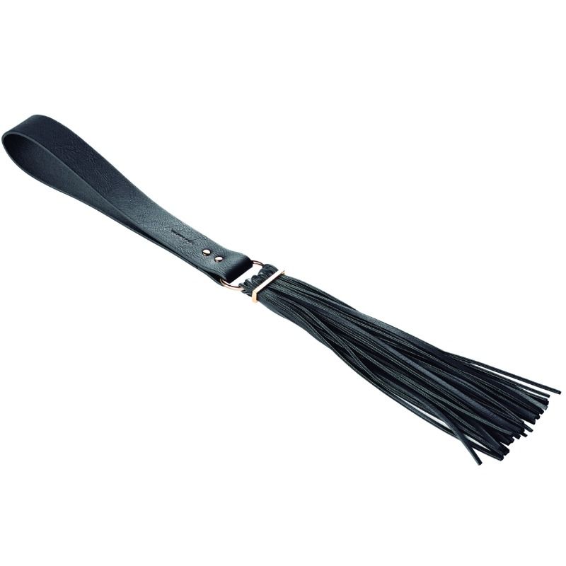 Bijoux Maze - Erotic Whipping with Black Maze Tassel Flogger Whip