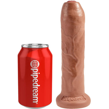 King Cock - Uncut Realistic Dildo 17.8 cm Caramel, PVC Material