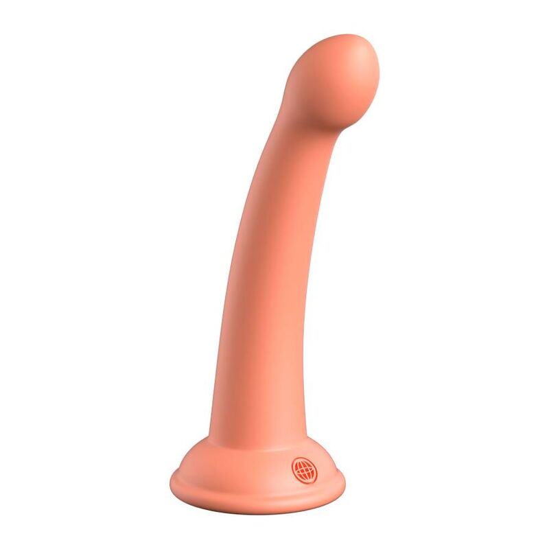 Dillio - Secret Explorer Dildo 15.24 cm Orange Silicone with Platinum