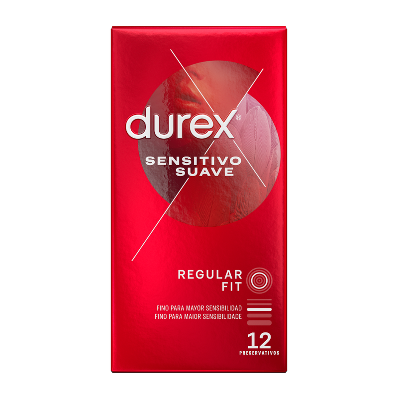 Durex Condoms-Durex Soft And Sensitive 12 Buc