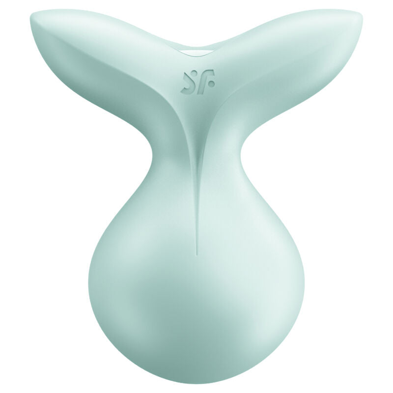 Satisfyer Layons - Viva La Vulva 3 Clitoral Vibrator with 12 Vibration Programs, Soft Silicone, Water Resistant (IPX7) - Green