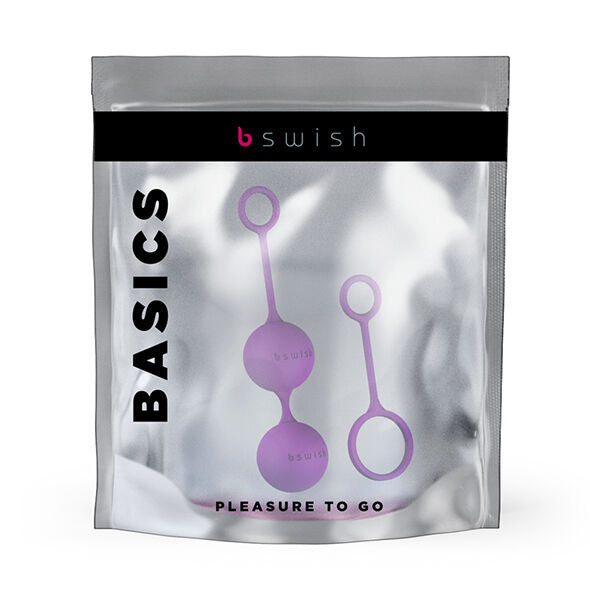 B Swish Bfit Basic - Orchid Silicone Kegel Ball Set for Adaptable Training