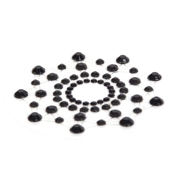 Bijoux Jewelry - Mimi Nipple Covers Black With Precious Stones