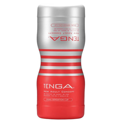 Tenga Masturbator Double Feel Cup, Hard and Sensitive Side, Pre-lubricated, Dimensions: 67x67x155mm, Weight: 200g