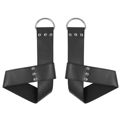 Ohmama Fetish Wrist or Ankle Suspender Cuffs - Wrist and Ankle Suspender Shackles, Composition: PVC and Metal (95% PVC, 5% Iron), Body Safe Material