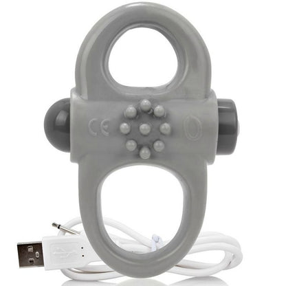 Screaming O - Flexible Yoga Rechargeable Vibrator Ring for Couples Gray