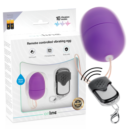 Online - S Bats Vibrating Remote Control Egg, Waterproof, Body Safe Materials