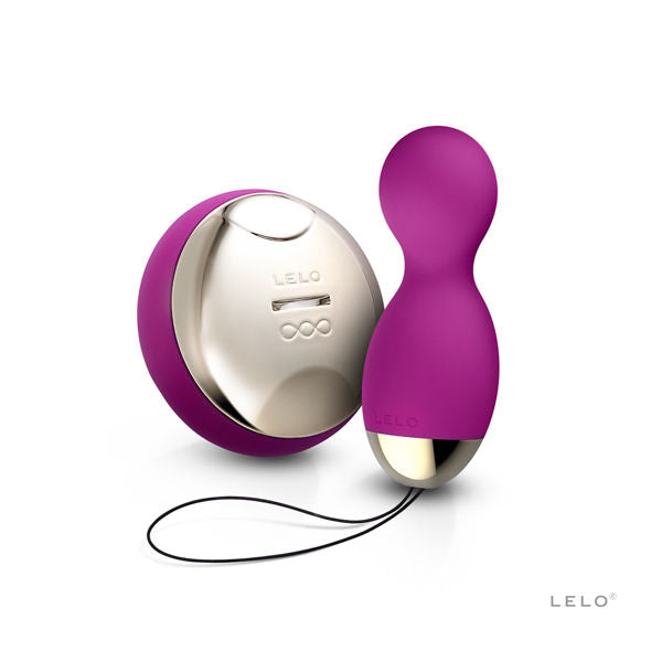 Lelo Hula Beads Deep Rose - Pleasure Beads with Rotation and Vibration, Dimensions 98 x 38 x 37 mm, Rechargeable, Wireless Remote Control