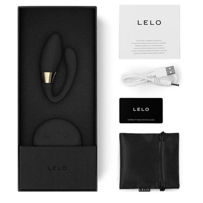 Lelo Tiani Duo - Couples Massager with Double Vibrations, Remote Control, Black