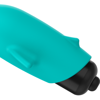 Ohmama - Christmas Edition Pocket Dolphin Vibrator, Dimensions 80 x 47 mm, ABS and Silicone Material, Water Resistant, LR44 Batteries Included, Powerful Speed, IPX6 Submersible