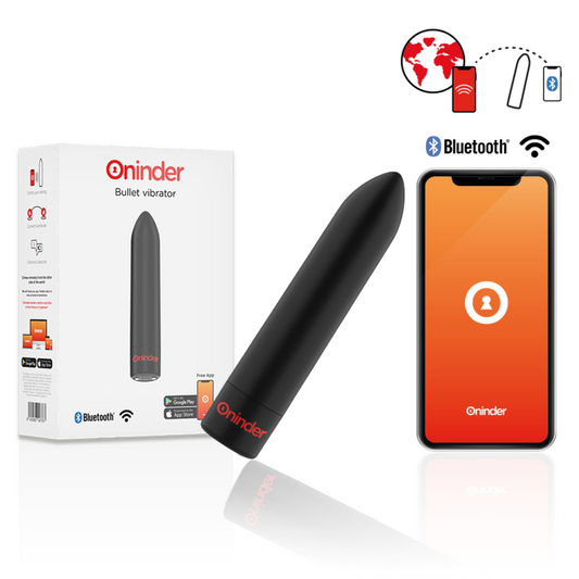 Oninder- Vibrator Berlin Bullet Negru 9 Moduri 8,5 X 2 Cm