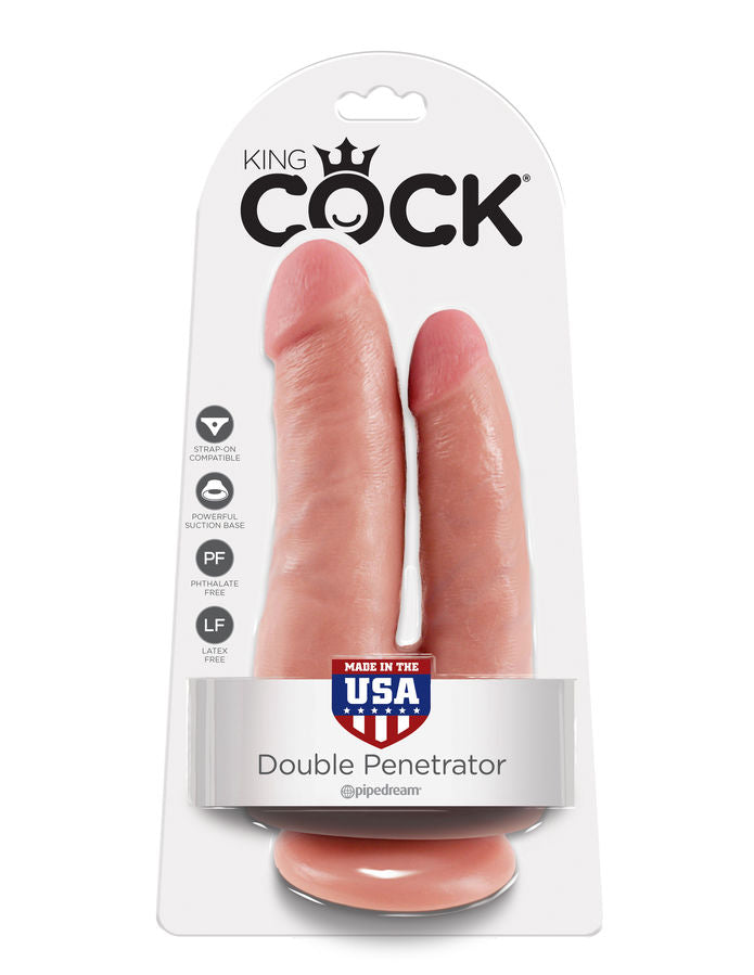 King Cock- Flesh Cu Dublu Penetrator