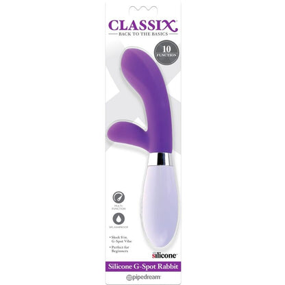 Classix-  Vibrator De Rabbit Gspot Silicon Violet