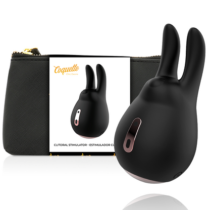 Coquette Toys - Coquette Chic Desire Rechargeable Clitoral Stimulator, Black / Gold, 10 Vibration Patterns, Dimensions: 94 x 50mm, IPX6, Silent