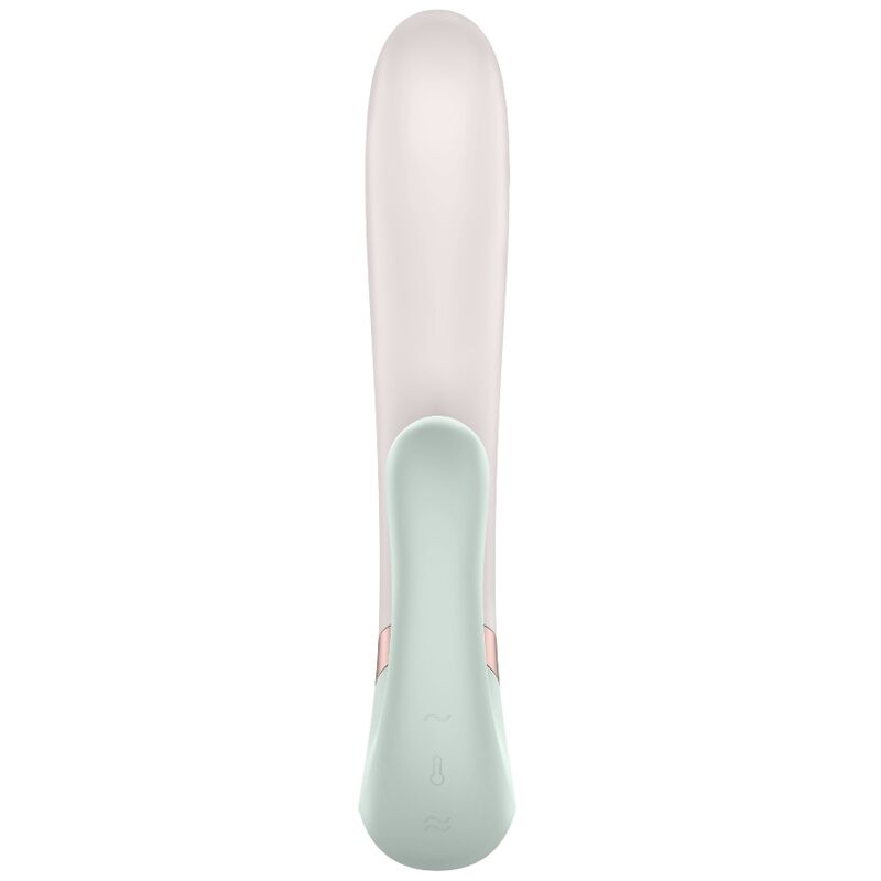 Satisfyer Heat Wave Vibrator App - Clitoris and G Spot Stimulation with Vibration and Heat, White